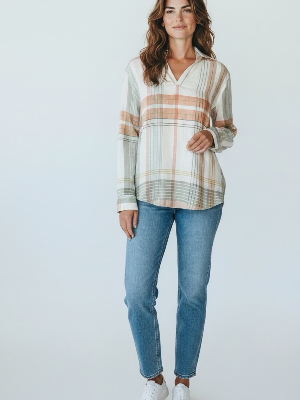 Baird McNutt Murano Linen Top Size M